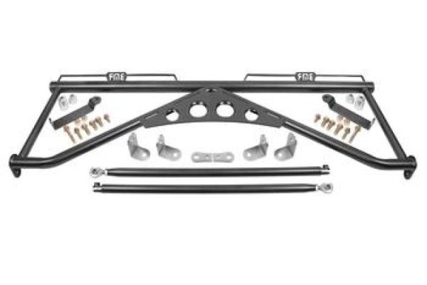 BMR 15-20 Ford Mustang Harness Bar - Black Hammertone Online Hot Sale