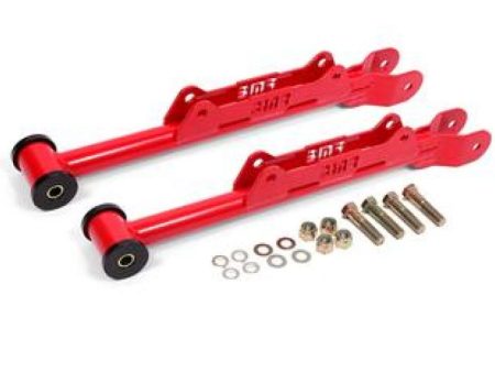 BMR 2010-2015 Chevrolet Camaro Rear DOM Lower Control Arms - Red Hot on Sale