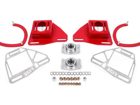 BMR Suspension 82-92 Chevy Camaro Caster Camber Plates w  Lockout Plates - Red Cheap