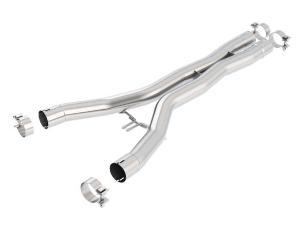 Borla 2014 Chevy Corvette Stingray X-Pipes (Smog Legal Cut and Clamp) For Discount