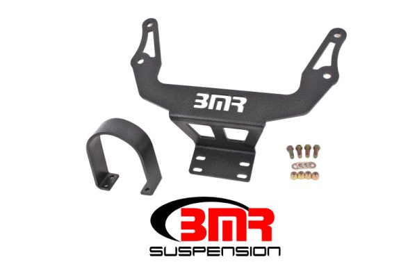 BMR 08-17 Challenger Front Driveshaft Safety Loop - Black Hammertone Online now