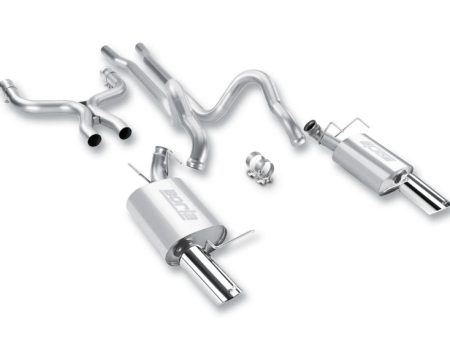 Borla 2011-2012 Mustang GT 5.0L 8cyl 6spd RWD Agressive ATAK Catback Exhaust on Sale