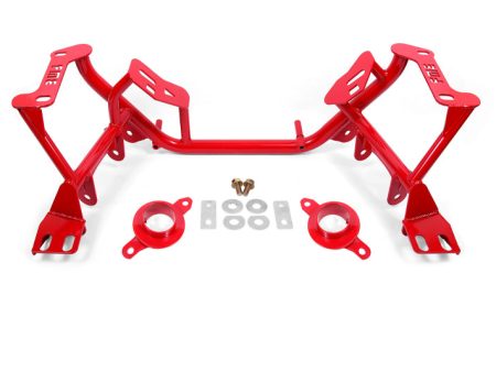 BMR 96-04 Ford Mustang K-Member Standard Version w  Spring Perches - Red For Sale