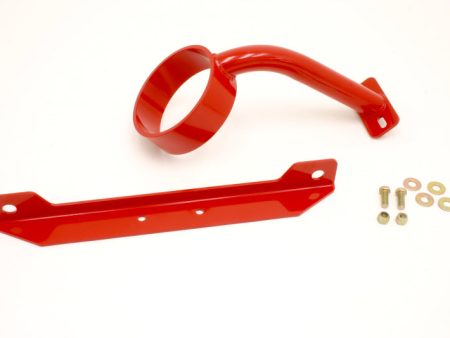 BMR 05-10 S197 Mustang Front Driveshaft Safety Loop - Red Discount