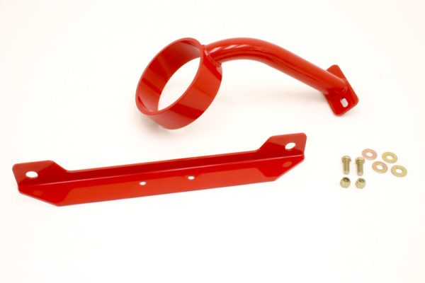 BMR 05-10 S197 Mustang Front Driveshaft Safety Loop - Red Discount