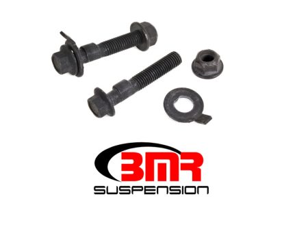 BMR 15-17 S550 Mustang Front Camber Bolts (2.5 Degree Offset) - Black For Sale