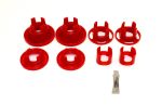 BMR 10-11 5th Gen Camaro Rear Cradle Street Version Poly Inserts Only Bushing Kit - Red Cheap