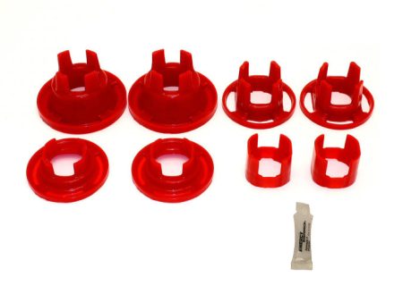 BMR 10-11 5th Gen Camaro Rear Cradle Street Version Poly Inserts Only Bushing Kit - Red Cheap