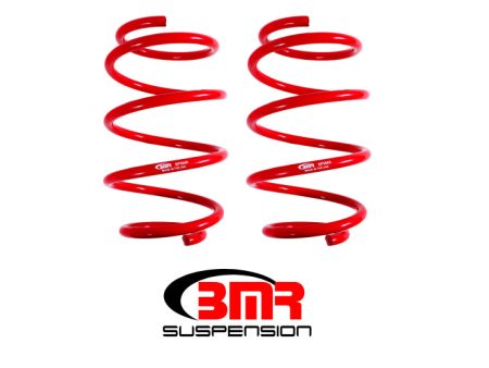 BMR 16-17 6th Gen Camaro Front Performance Version Lowering Springs - Red Online