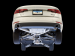 AWE Tuning Audi B9 A4 SwitchPath Exhaust Dual Outlet - Chrome Silver Tips (Includes DP and Remote) Fashion