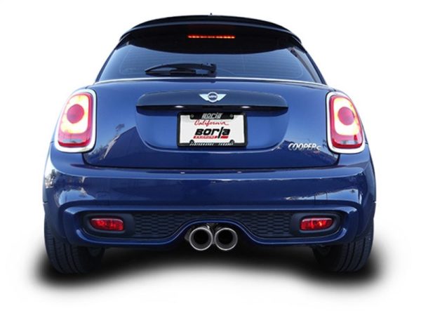 Borla 14-15 Mini Cooper S F56 2.0L Turbo AT MT FWD 2DR 2.5in S-Type Rear Section Exhaust 4in Tips Online Sale