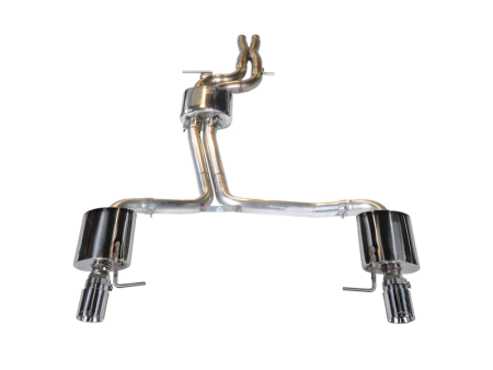 AWE Tuning Audi C7 A6 3.0T Touring Edition Exhaust - Dual Outlet Chrome Silver Tips For Cheap