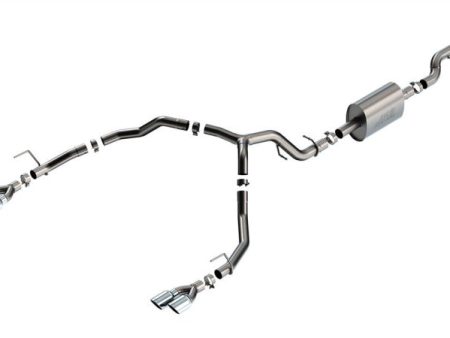 Borla 21-22 Chevrolet Tahoe 5.3L V8 2 4WD 4DR 3in 2.75in S-Type Cat-Back Exhaust w  Chrome Tips For Discount