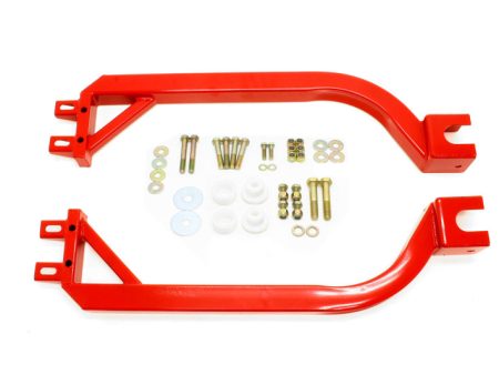 BMR 67-69 1st Gen F-Body Bolt-On Subframe Connectors - Red Discount