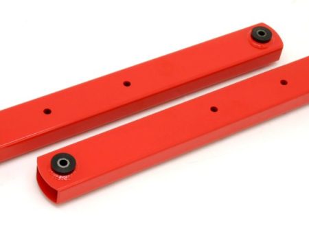 BMR 64-72 A-Body Non-Adj. Boxed Lower Control Arms (Polyurethane) - Red For Sale