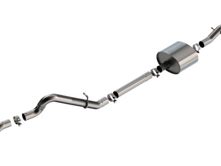 Borla 21-22 Ford Bronco 2.7L 2DR 4DR T-304 Stainless Steel Cat-Back S-Type Exhaust - Brushed Cheap