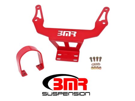 BMR 08-17 Challenger Front Driveshaft Safety Loop - Red Hot on Sale