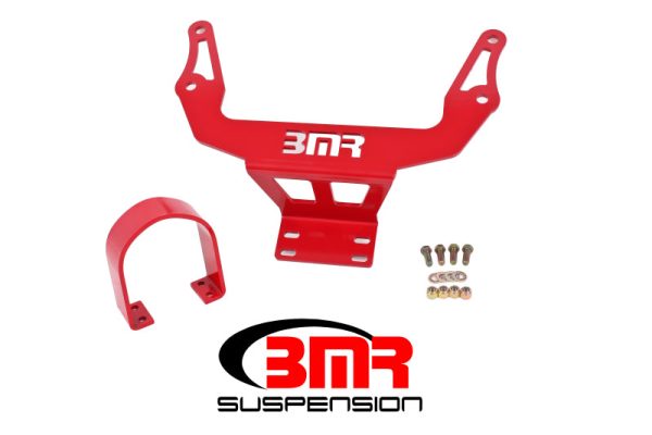 BMR 08-17 Challenger Front Driveshaft Safety Loop - Red Hot on Sale