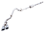 AWE Tuning 4th Gen GM 1500 5.3L 0FG Catback Dual Side Exit (Flat Bumper) - Chrome Tips on Sale