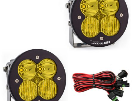 Baja Designs XL R 80 Series Driving Combo Pattern Pair LED Light Pods - Amber Fashion