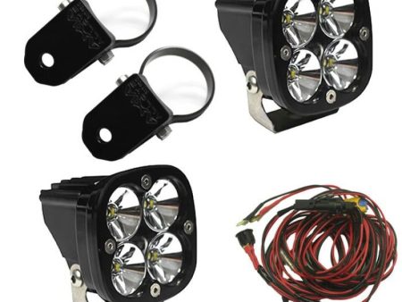 Baja Designs Squadron Pro LED Light Pods Kit w A-Pillar Mounts 2.00in Harness For Sale