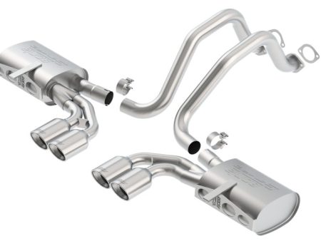 Borla 97-04 Chevrolet Corvette 5.7L 8cyl S-Type SS Catback Exhaust For Sale