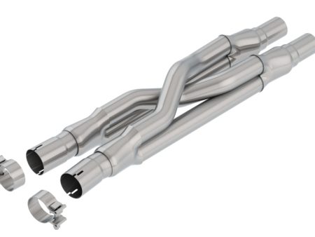 Borla 15-18 Ford Mustang GT 5.0L AT MT RWD 2.5in Resonator Delete X-Pipe on Sale