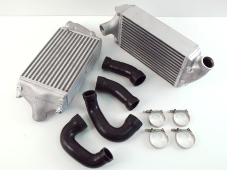 AWE Tuning 997TT GT2 Performance Intercoolers - Black Hoses Fashion