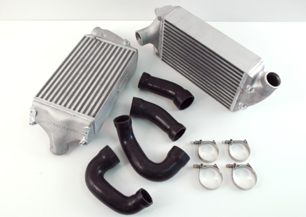 AWE Tuning 997TT GT2 Performance Intercoolers - Black Hoses Fashion