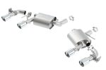 Borla 16 Chevy Camaro SS 6.2L w  Dual NPP S-Type Quad RD RL Tips Dual Exit Rear Section Exhaust Online Hot Sale