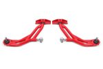 BMR 10-14 Ford Mustang Adj. Lower A-Arms Delrin Rod End w  19mm STD. Ball Joint - Red Online Sale