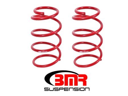 BMR 07-14 Shelby GT500 Front Drag Version Lowering Springs - Red Supply