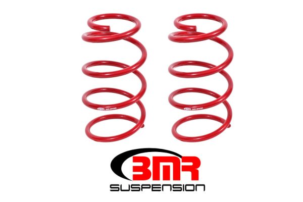 BMR 07-14 Shelby GT500 Front Drag Version Lowering Springs - Red Supply