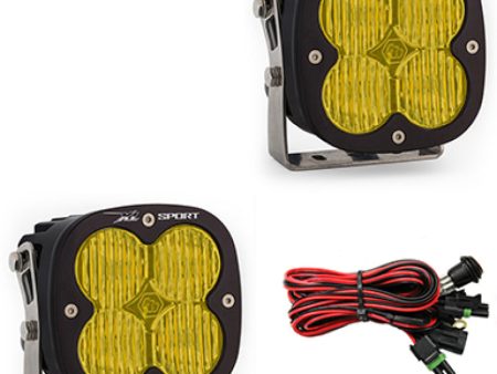 Baja Designs XL Sport Series Wide Cornering Pattern LED Light Pods - Amber For Discount