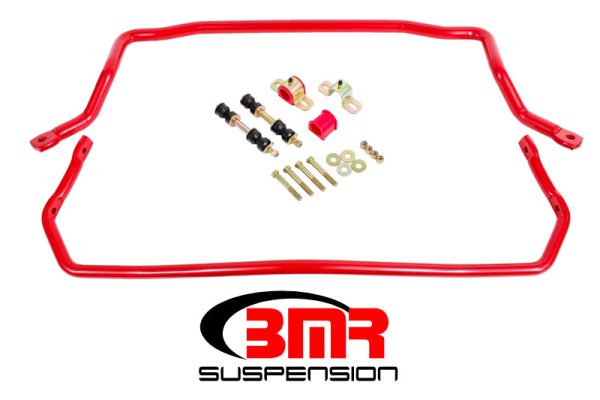 BMR 78-87 G-Body Front & Rear Sway Bar Kit w  Bushings - Red Online