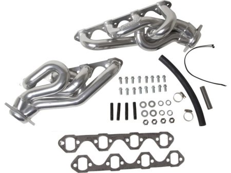 BBK 86-93 Mustang 5.0 Shorty Tuned Length Exhaust Headers - 1-5 8 Silver Ceramic For Discount