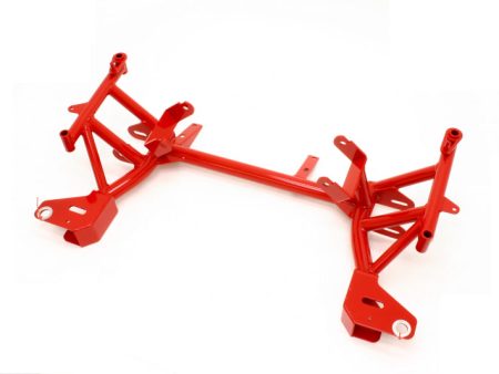 BMR 98-02 4th Gen F-Body K-Member w  LS1 Motor Mounts and Pinto Rack Mounts - Red Online Sale