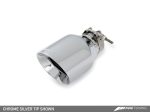 AWE Tuning VW MK7 Golf SportWagen Track Edition Exhaust w Chrome Silver Tips (90mm) Online Sale