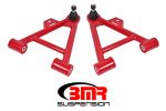 BMR 79-93 Fox Mustang Lower Non-Adj. A-Arms (Coilover Only) w  STD. Ball Joint (Poly) - Red Online Hot Sale