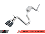 AWE Tuning VW MK7 Golf 1.8T Track Edition Exhaust w Chrome Silver Tips (90mm) Online Hot Sale