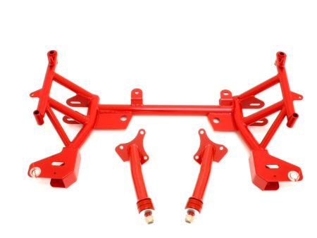 BMR 93-02 F-Body K-Member w  SBC BBC Motor Mounts and STD. Rack Mounts - Red Online