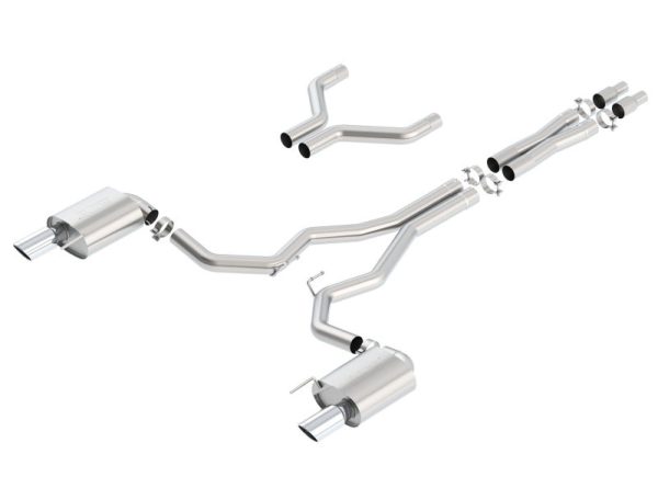 Borla S-Type Cat-Back 15-17 Ford Mustang GT 5.0L V8 MT AT 3in pipe 4in tip Online