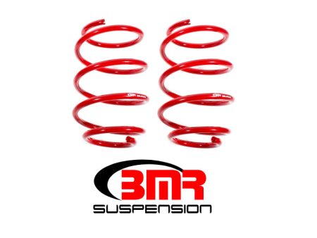 BMR 16-17 6th Gen Camaro V8 Front Performance Version Lowering Springs - Red For Sale