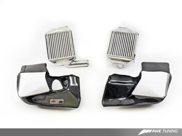 AWE Tuning Audi 2.7T Performance Intercooler Kit - w Carbon Fiber Shrouds Cheap