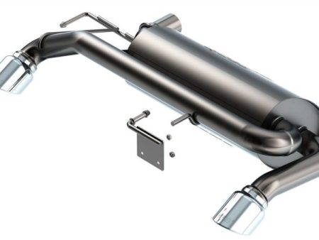 Borla 21-22 Ford Bronco 2.7L V6 4WD S-Type Axle Back Exhaust w  Bright Chrome Tips Hot on Sale