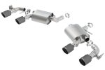 Borla 2016-2017 Chevrolet Camaro SS AT MT RWD S-type Exhaust (w  Dual Mode Valves) - Black CF Tip Hot on Sale