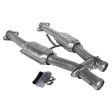 BBK 79-93 Mustang 5.0 Short Mid H Pipe With Catalytic Converters 2-1 2 For BBK Long Tube Headers Fashion