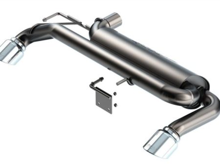 Borla 21-22 Ford Bronco 2.3L 4WD S-Type Axle Back Exhaust w  Bright Chrome Tips Hot on Sale