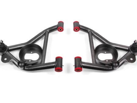 BMR 82-92 Chevy Camaro   82-92 Firebird Non-Adj. Lower A-Arms (Polyurethane) - Black Hammertone For Cheap