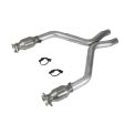 BBK 11-14 Mustang 3.7 V6 Short Mid X Pipe With Catalytic Converters 2-1 2 For BBK Long Tube Headers Cheap